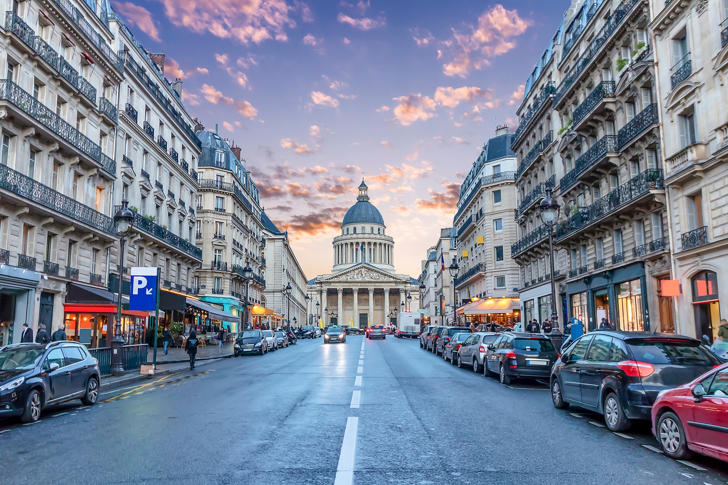 Pantheon, Latin Quarter in Paris
